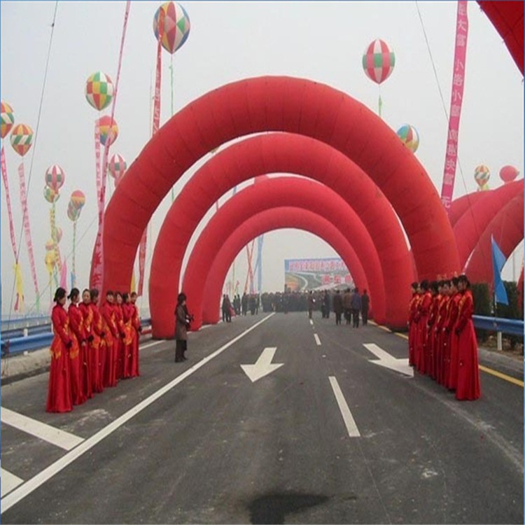 沧县开业纯红拱门